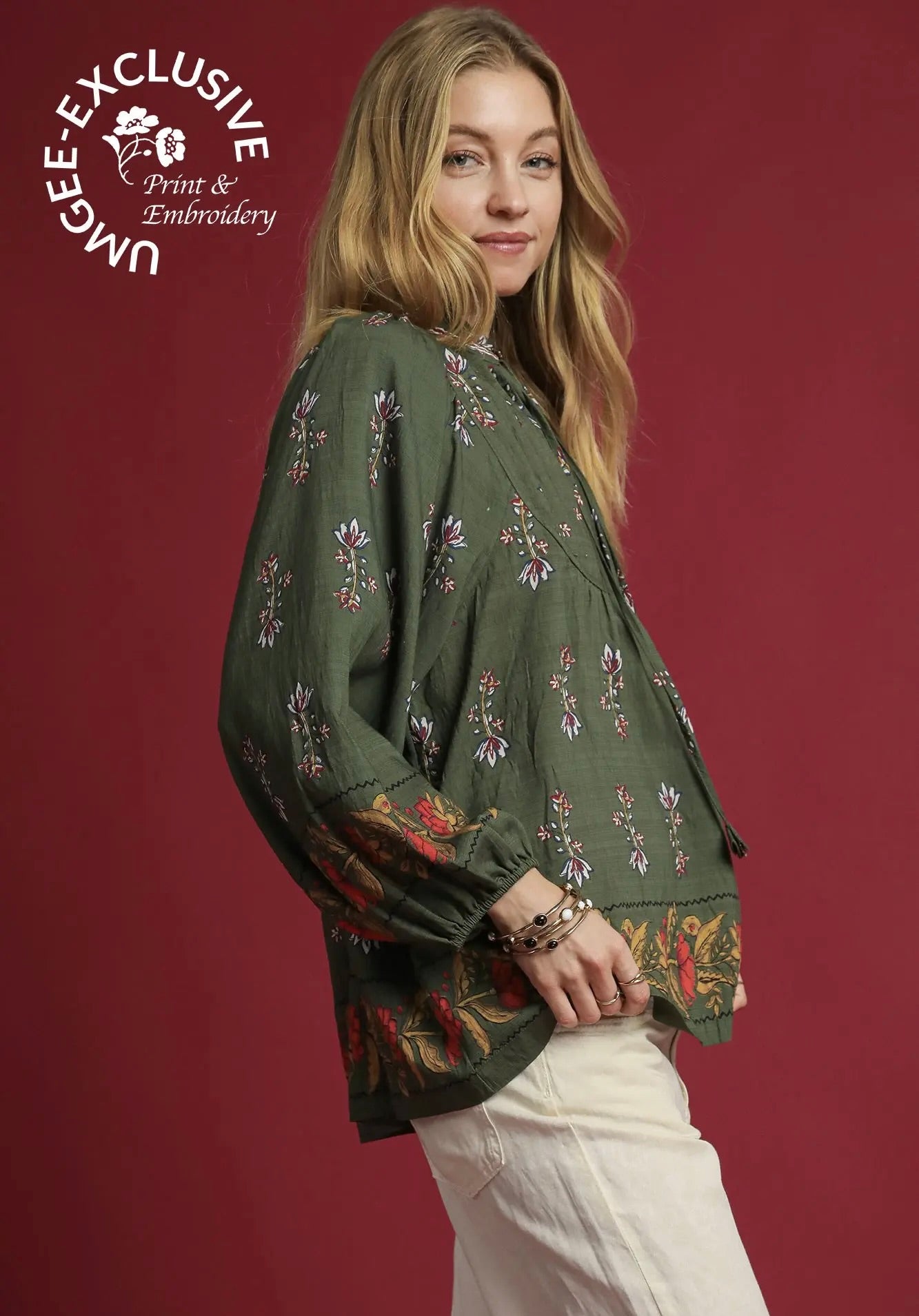 Bloom & Wander Peasant Blouse
