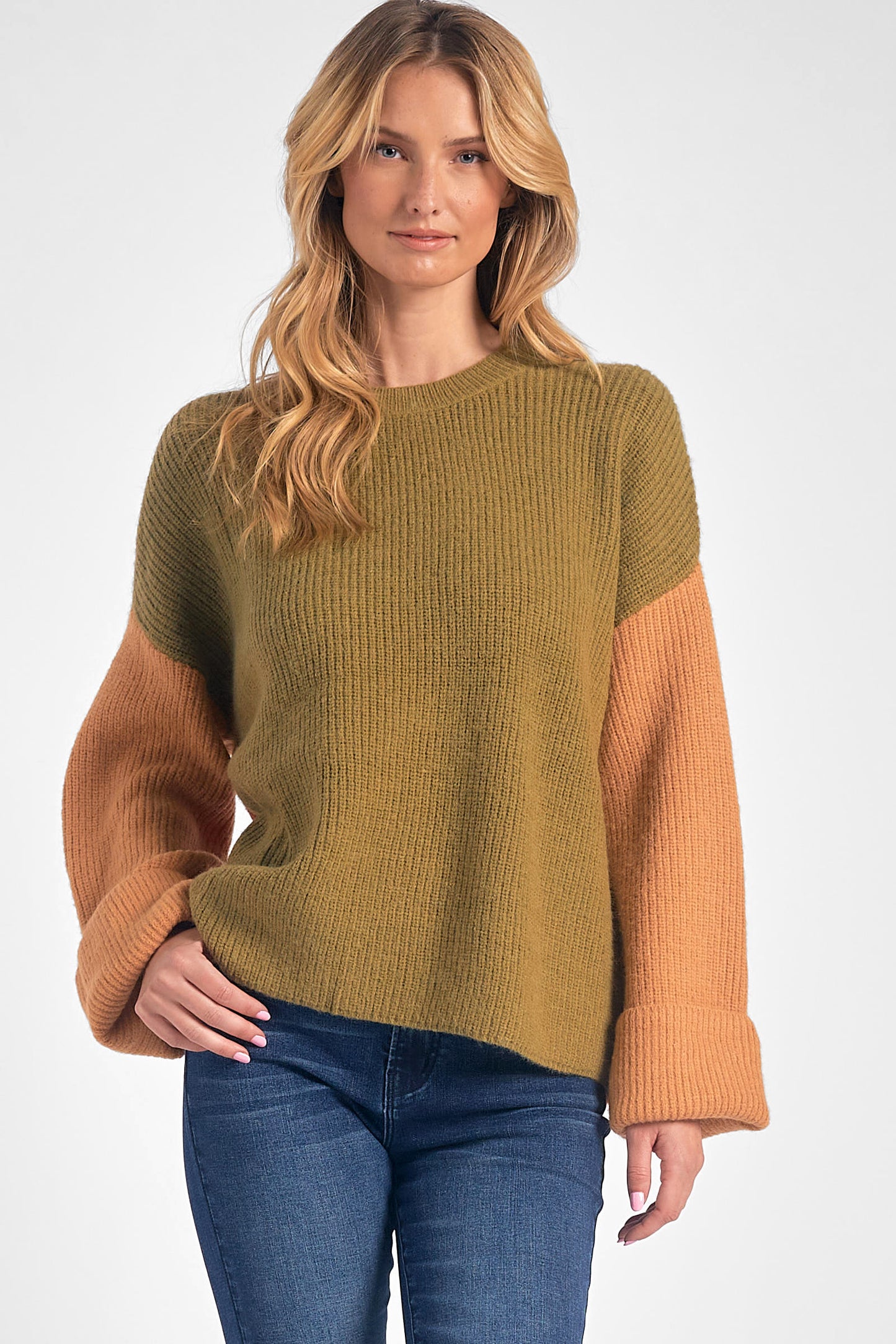 Fall Embrace Color Block Sweater