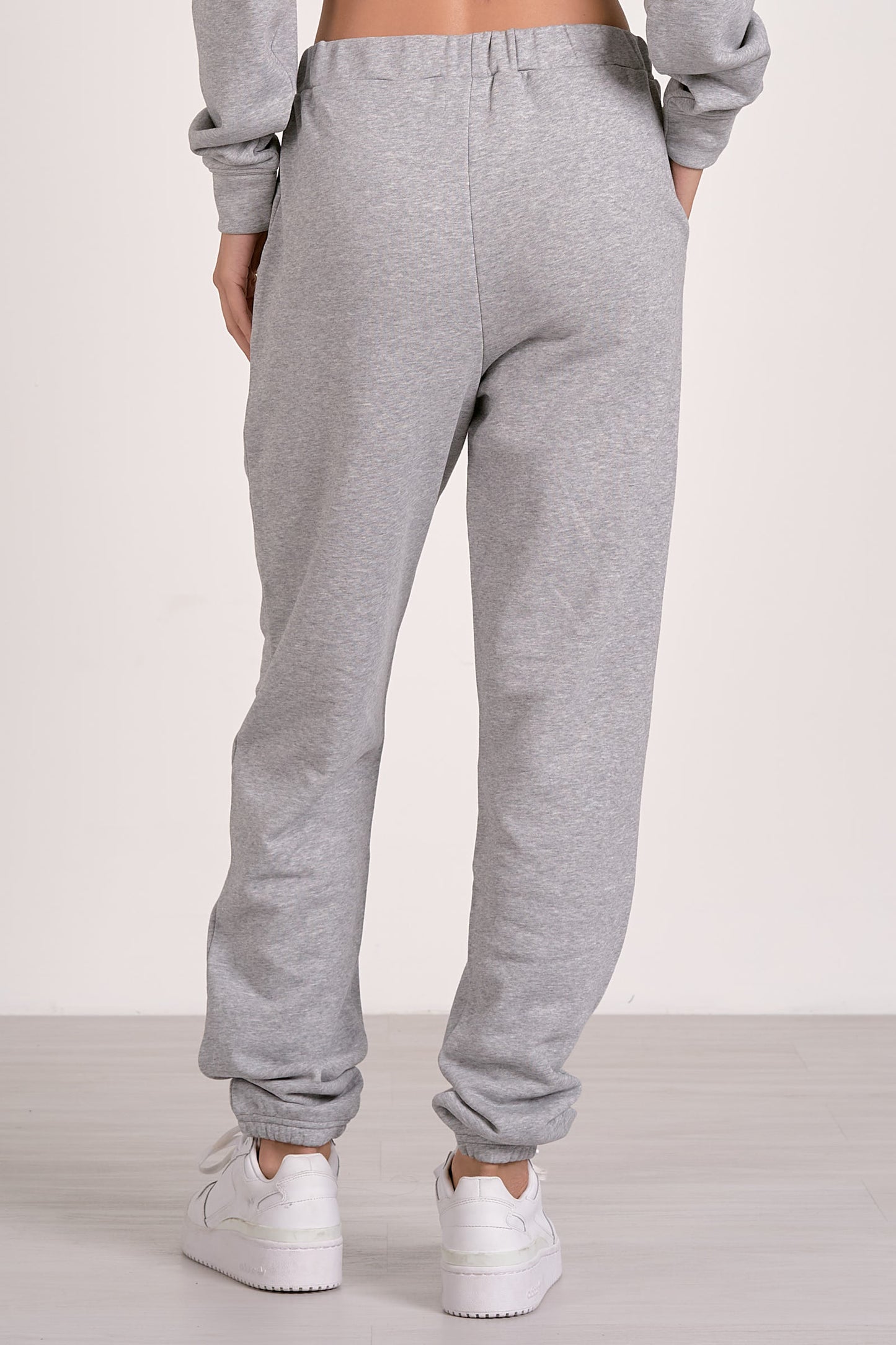 Heart Accent Elastic Waist Joggers