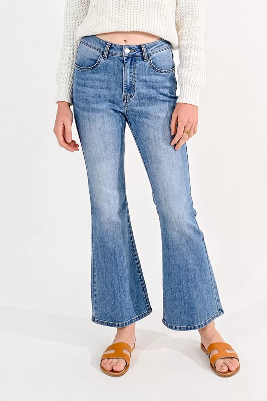 Retro Touch Flare Jeans