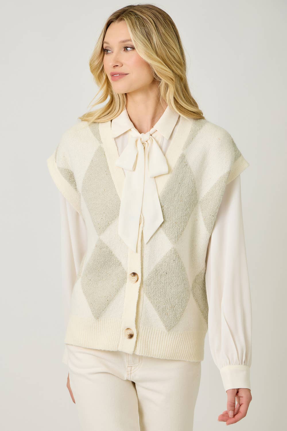 Shimmer & Shine Argyle Sweater Vest