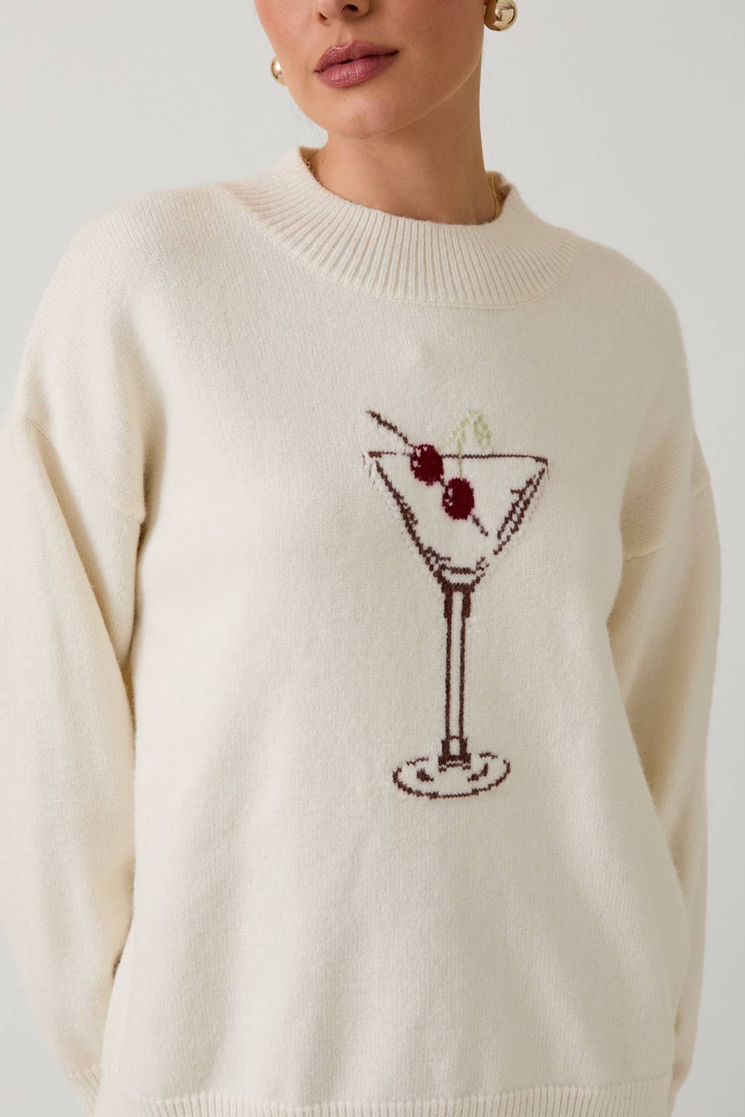 Cherry on Top Graphic Sweater