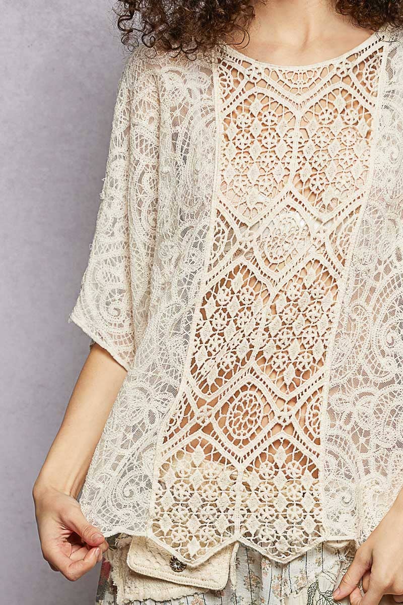 Zig Zag Daydream Crochet Top