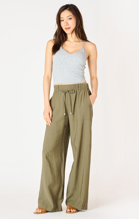 Elevated Style Belted WIde Leg Flowy Pants