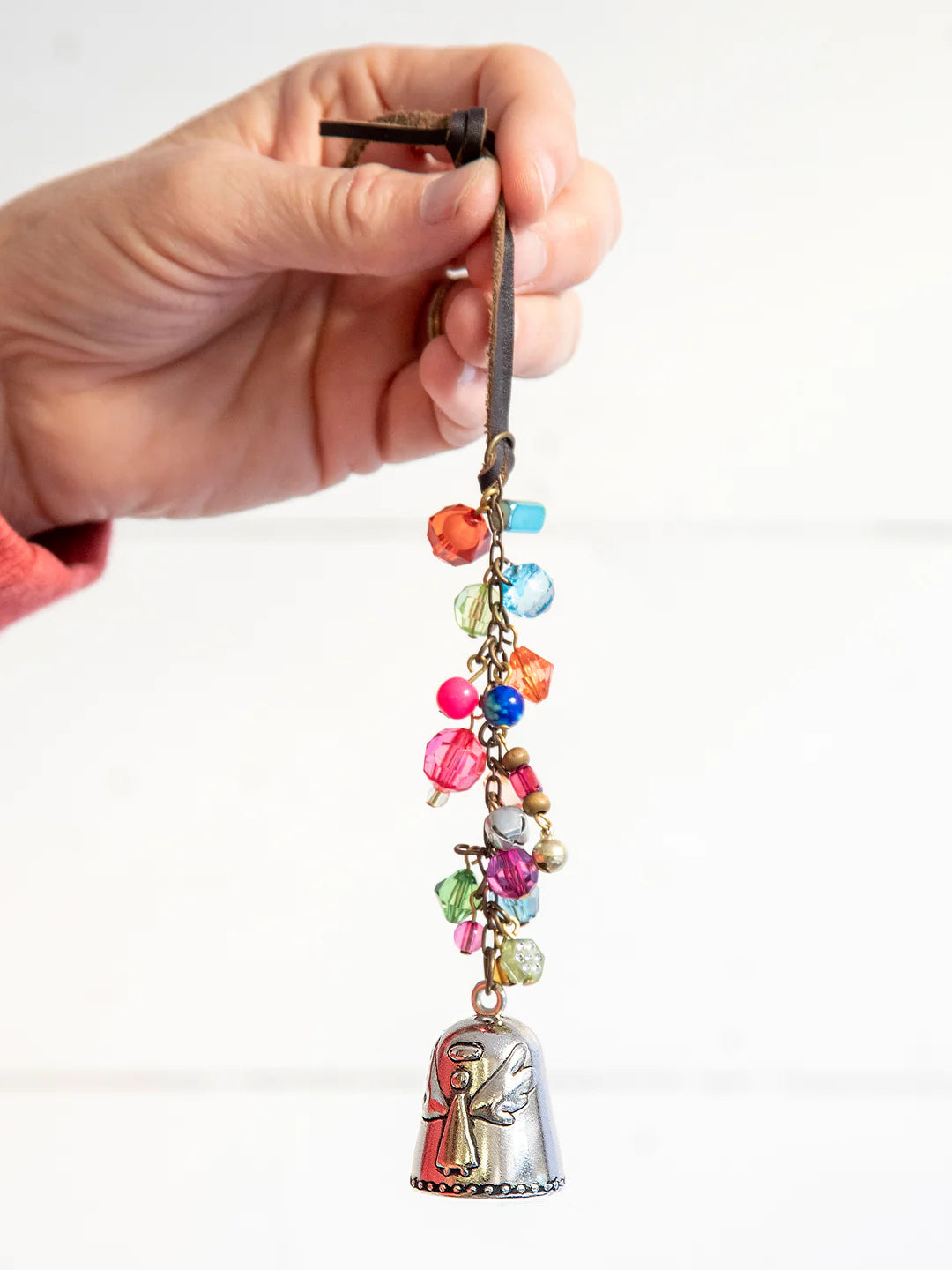 Natural Life Blessing Bell Angel Car Charm