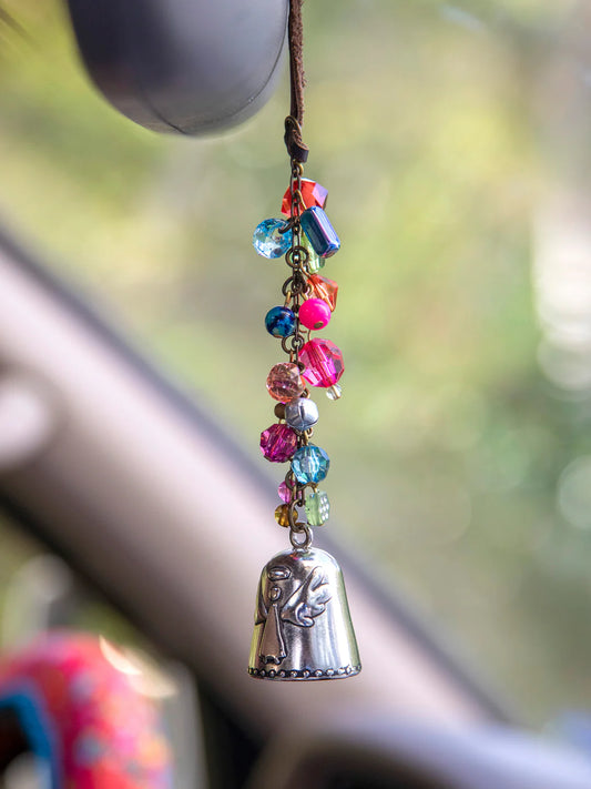 Natural Life Blessing Bell Angel Car Charm