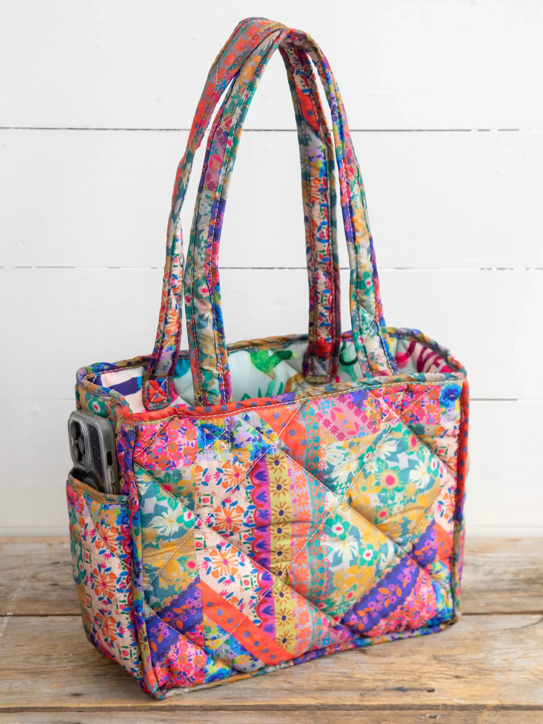 Medium Love Reversible Puffy Tote Bag