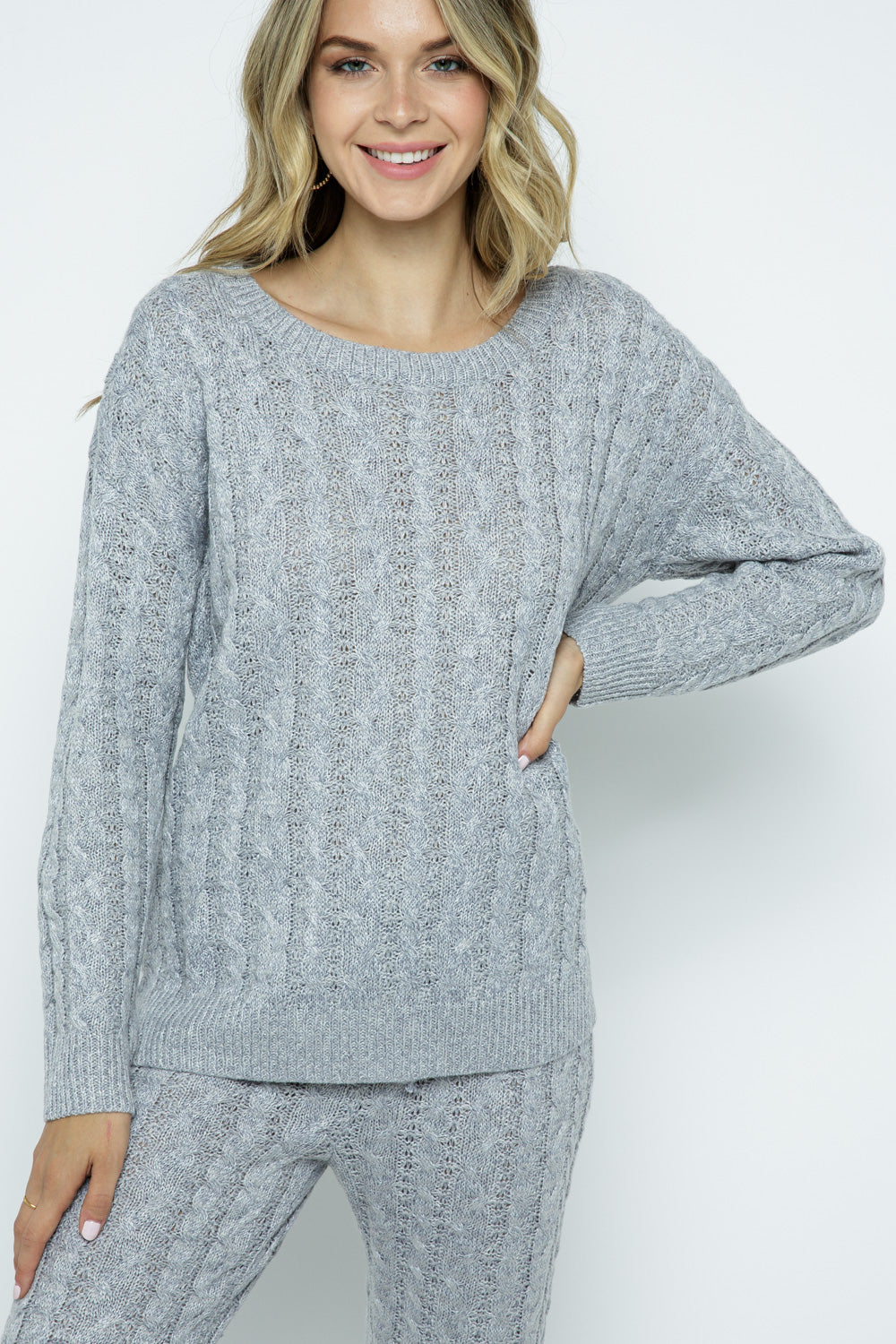 Cuddle Cable Knit Lounge Set