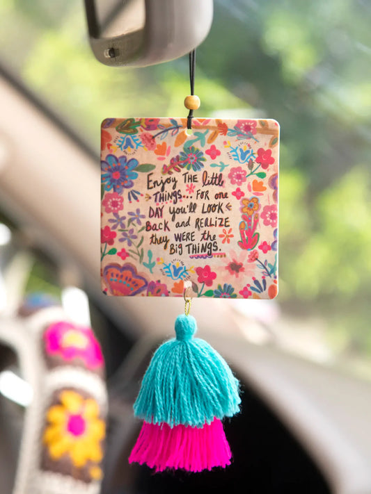 Natural Life Enjot The Little Things Car Air freshener