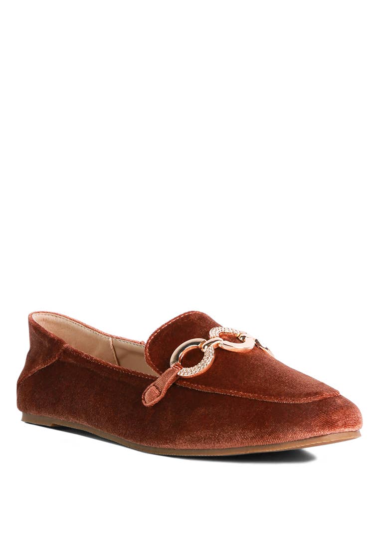 Croc Textured Metal Show Detail Loafers Pizzazz Beloit