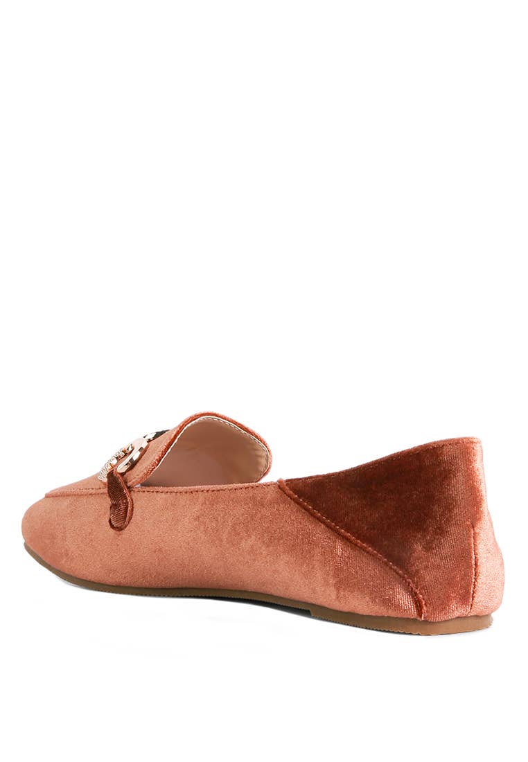 Croc Textured Metal Show Detail Loafers Pizzazz Beloit