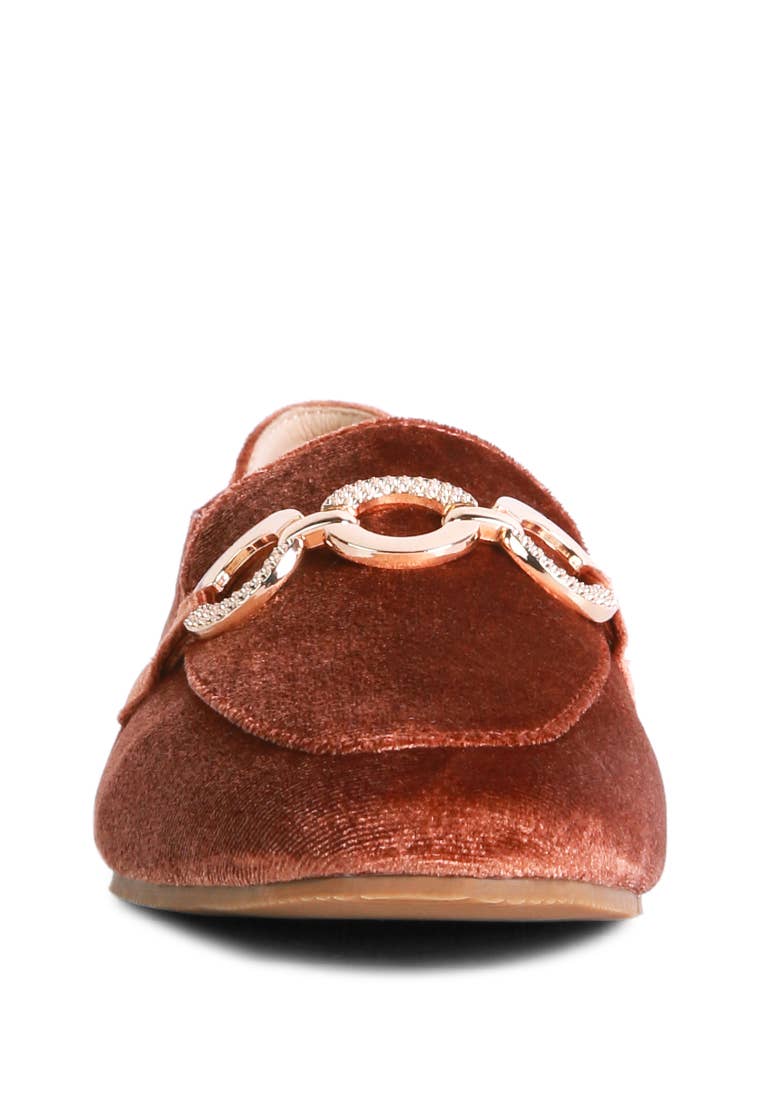 Croc Textured Metal Show Detail Loafers Pizzazz Beloit