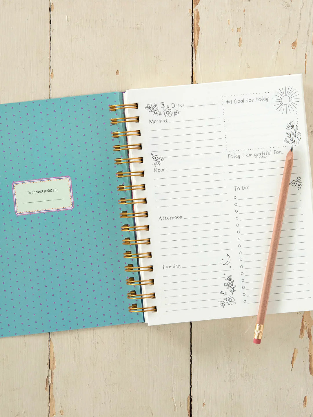 Natural Life Daily To-Do List Planner