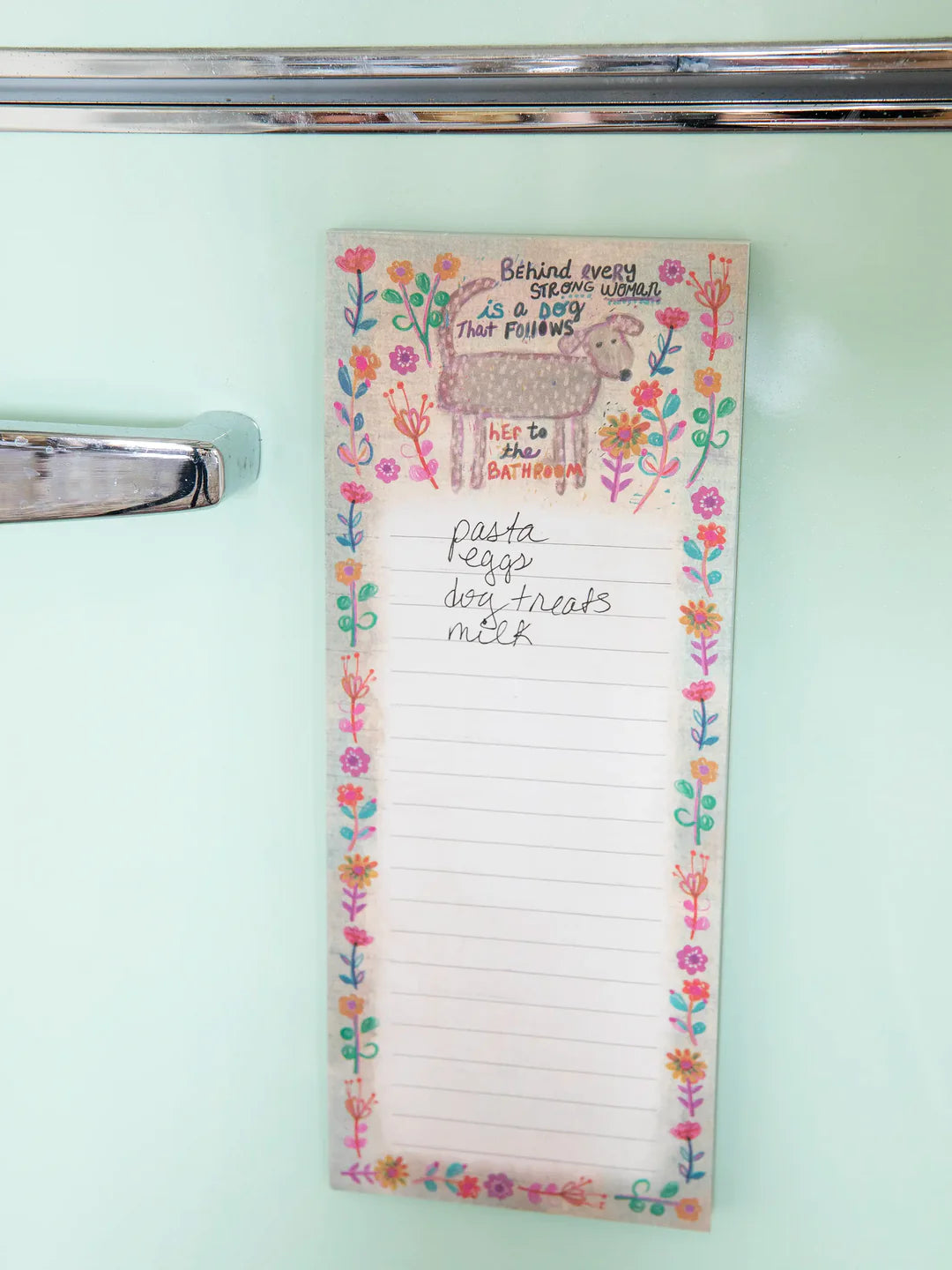 Natural Life Behind Every Strong Woman Magnetic List Pad