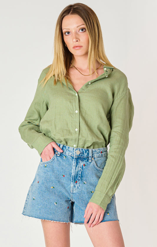 Basil Button Front Shirt