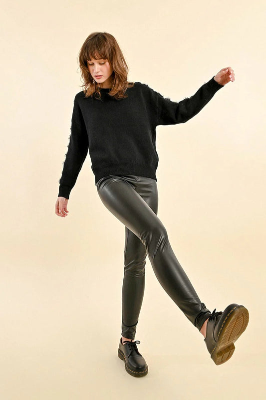 Faux Leather Leggings Pizzazz Beloit