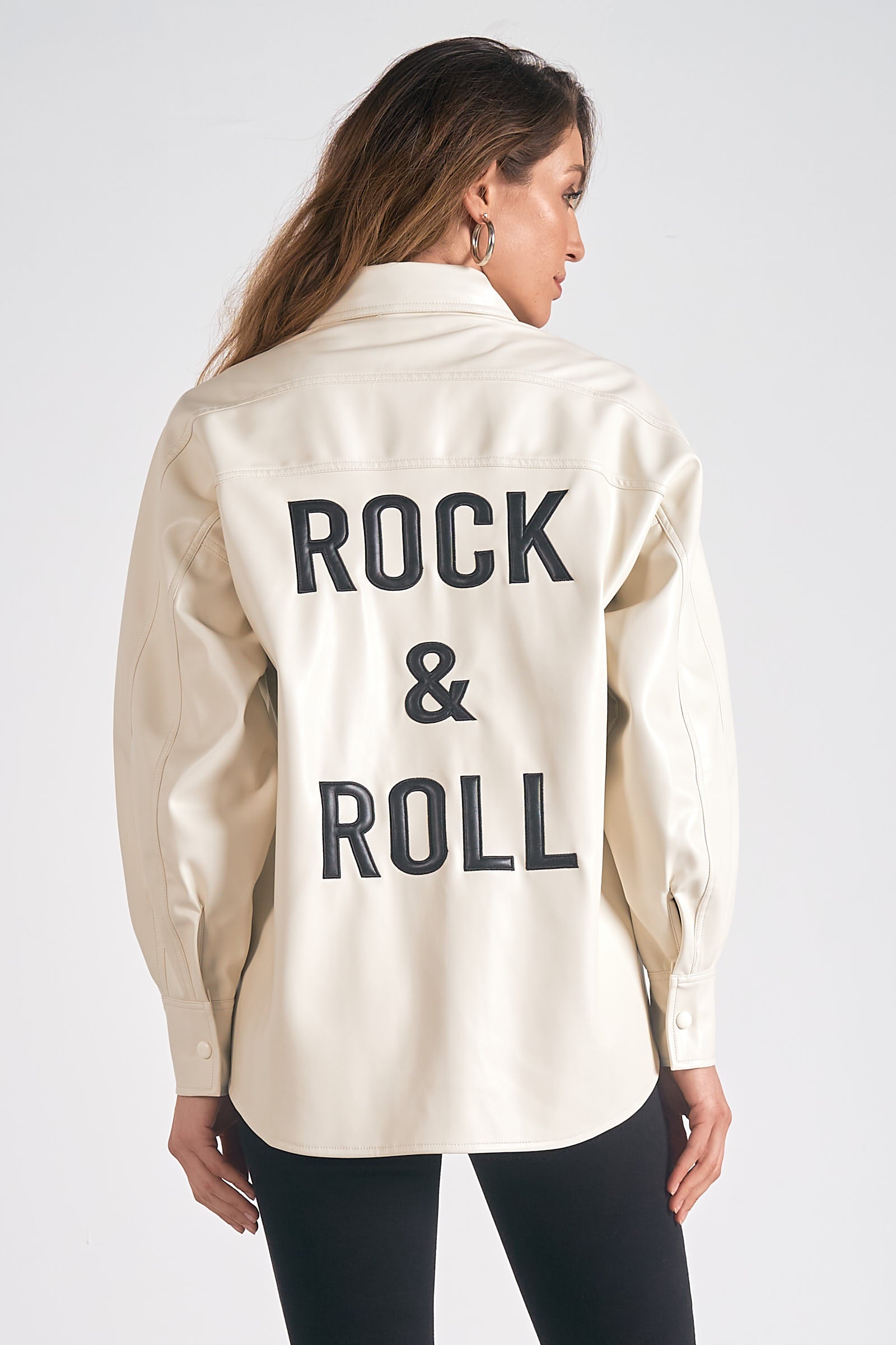 Faux Leather Rock & Roll Jacket Pizzazz Beloit