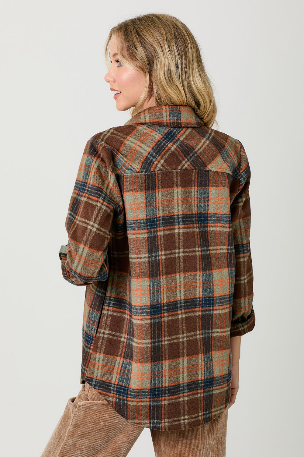 Feeling Fabulous Plaid Shirt Jacket Pizzazz Beloit