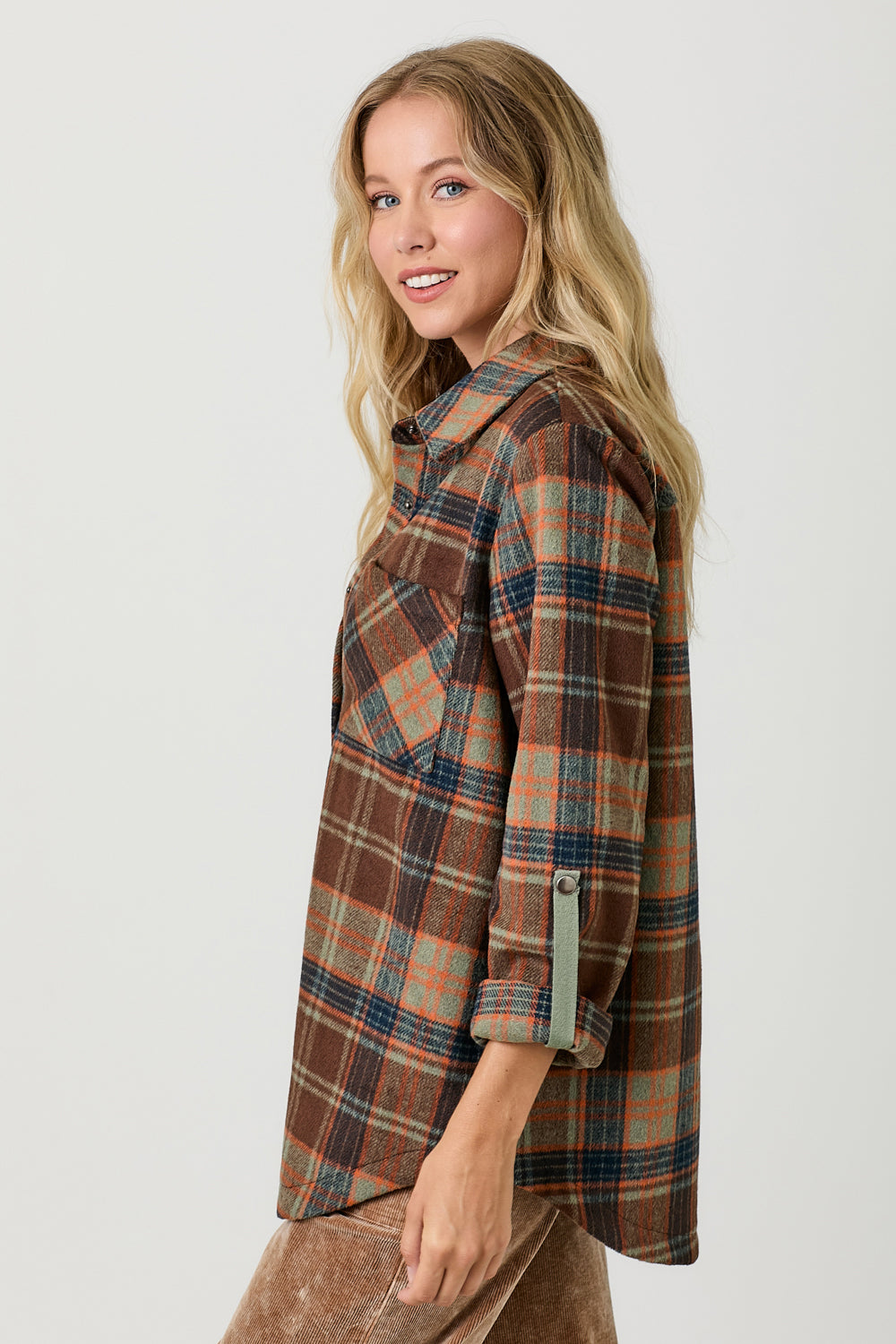 Feeling Fabulous Plaid Shirt Jacket Pizzazz Beloit