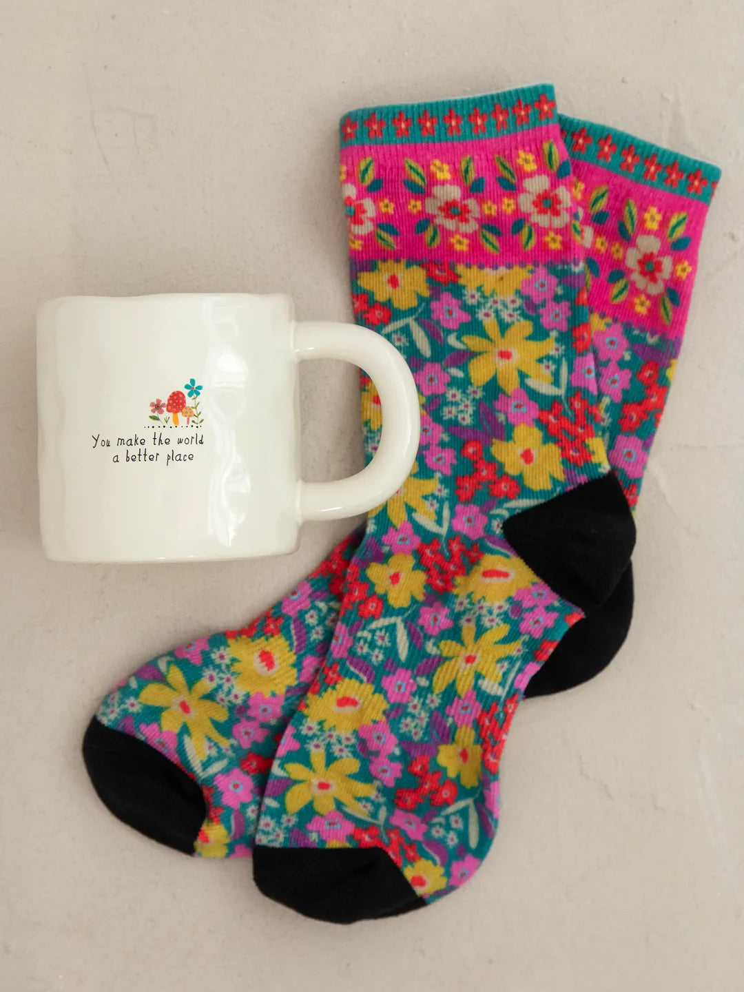 Natural Life Mug & Sock Set