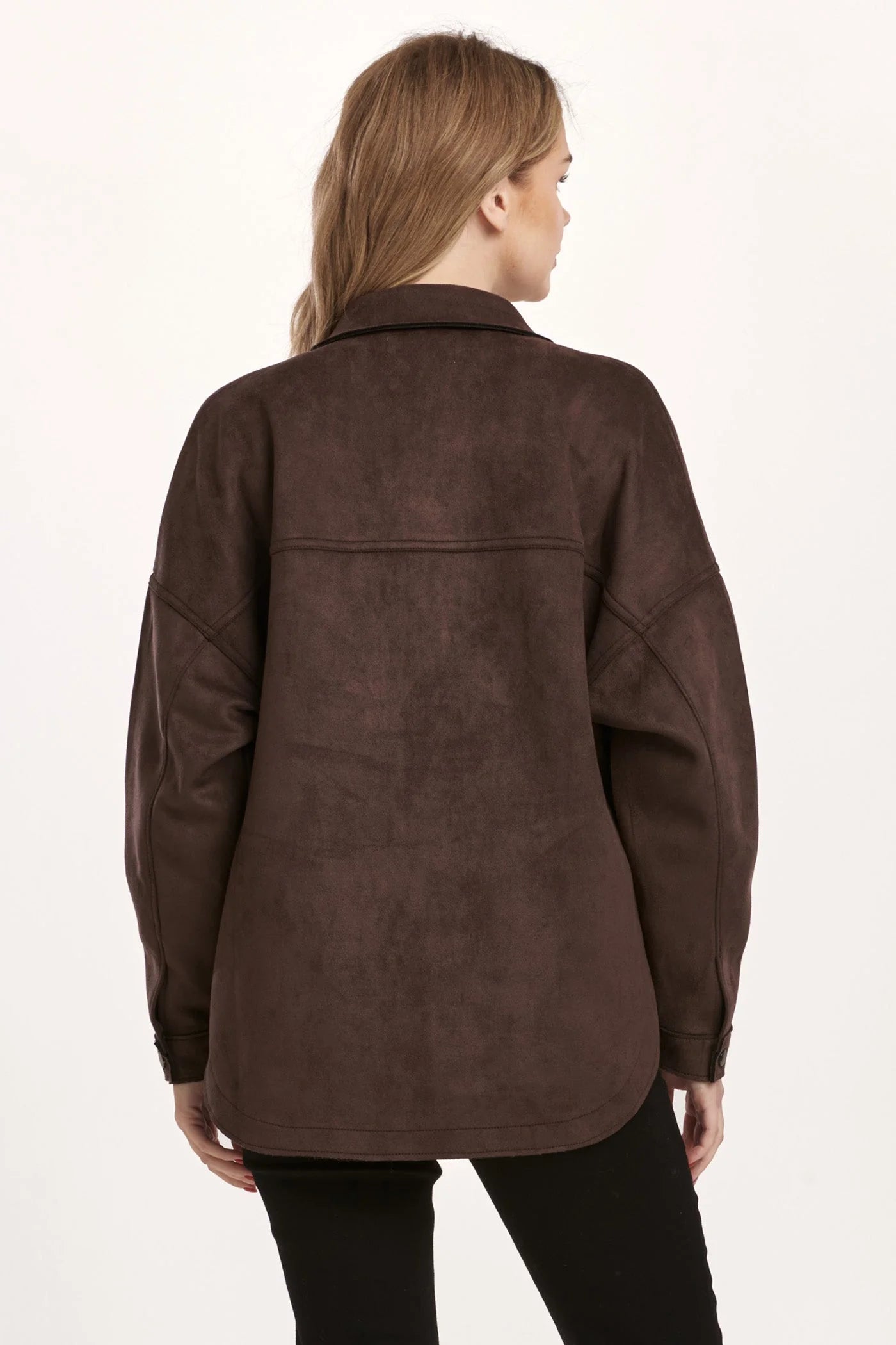 Gina Suede Shirt Jacket Pizzazz Beloit