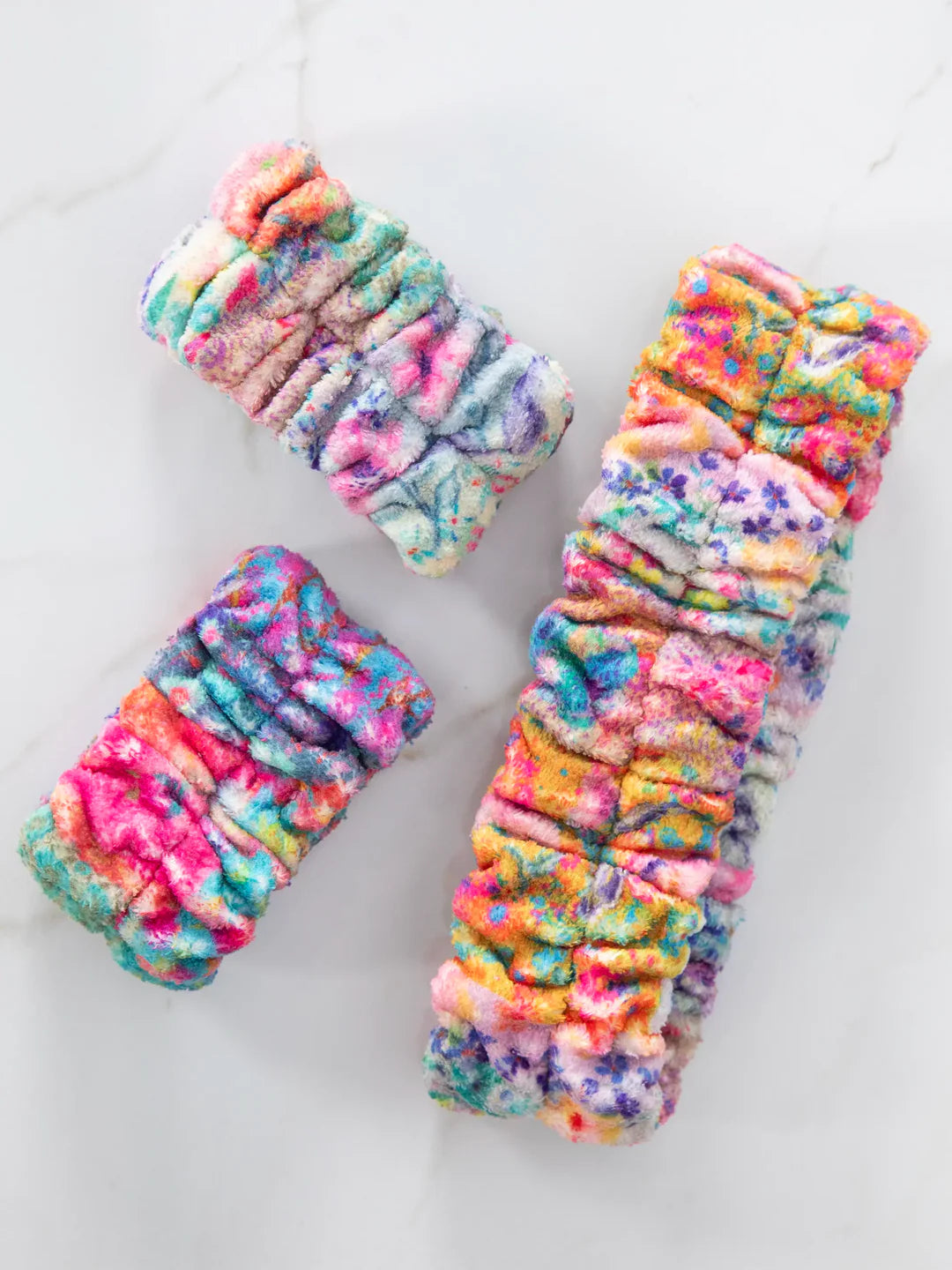 Natural Life Pink Watercolor Patchwork Wash Band Set