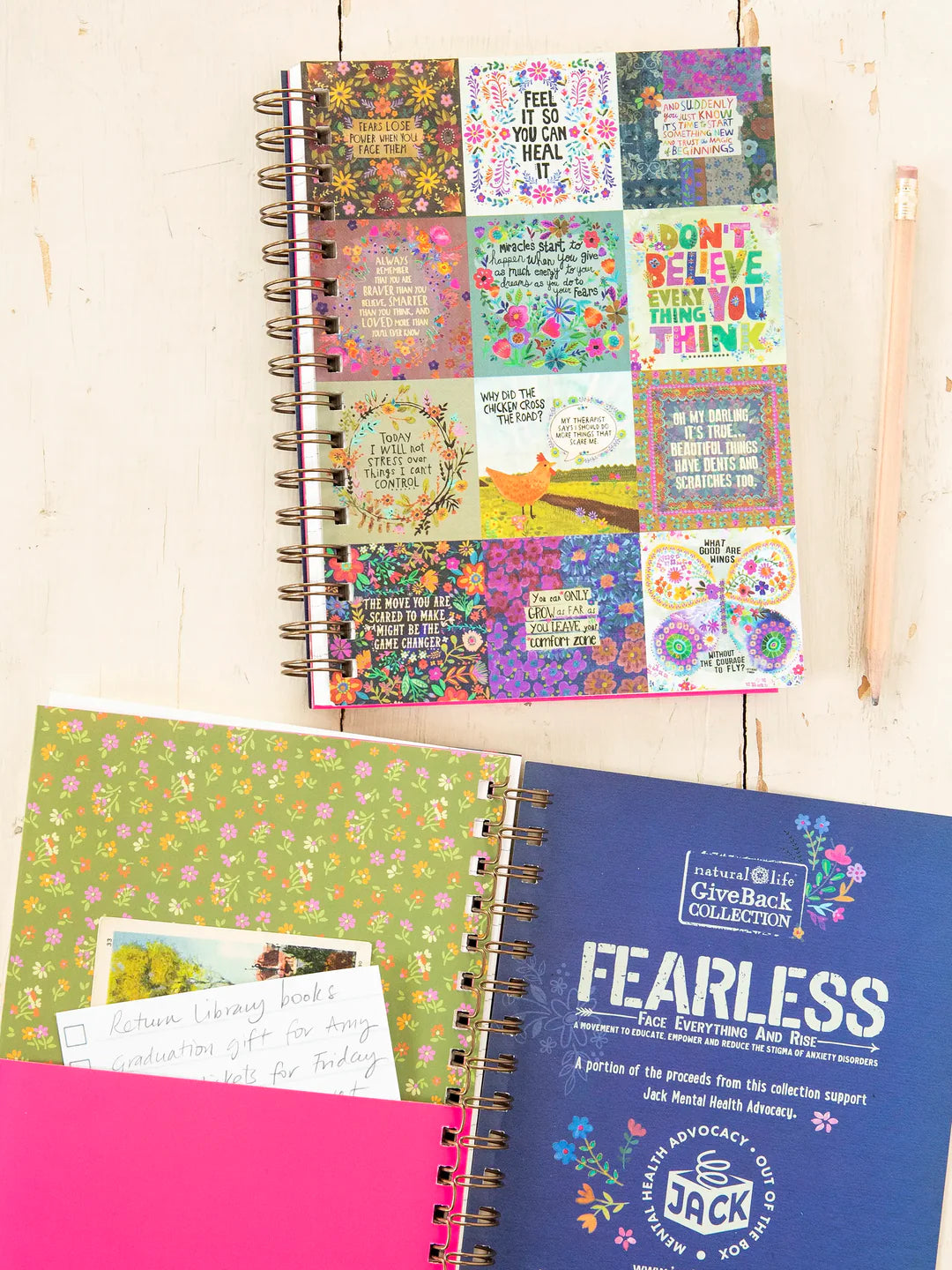 Natural Life FEARLESS Spiral Notebook