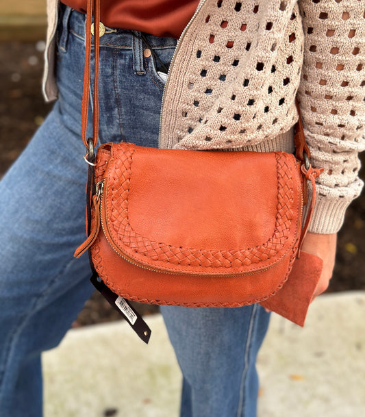 Latico Leather Portage Handcrafted Leather Crossbody/Shoulder Bags