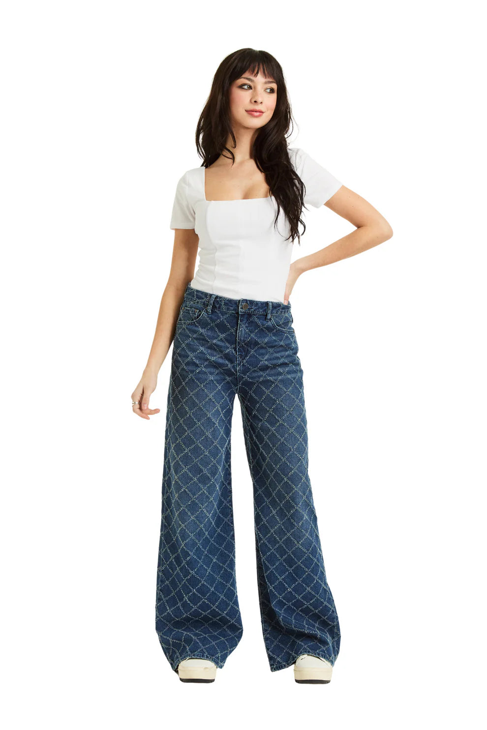 Spark & Stitch Wide Leg Jeans