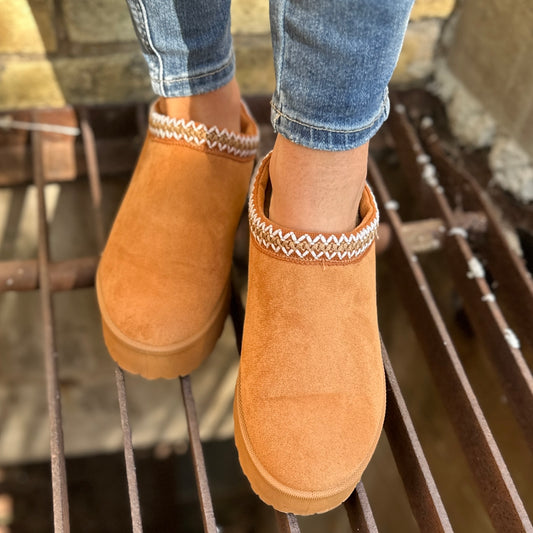 Pumpkin Platform Fall Slip Clog