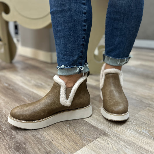 Korena Snuggle Step Shearling Booties