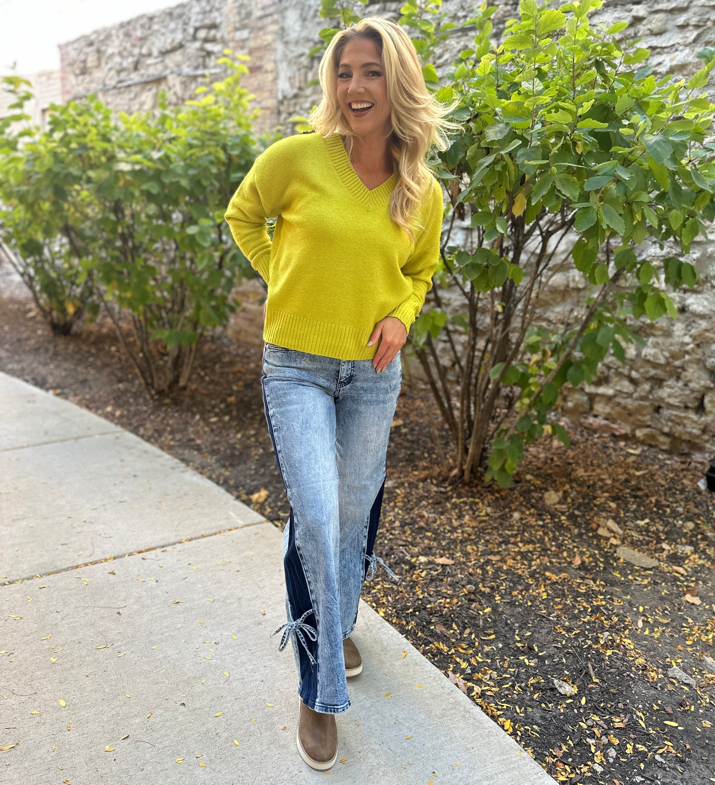 Limelight Luxe V-Neck Sweater