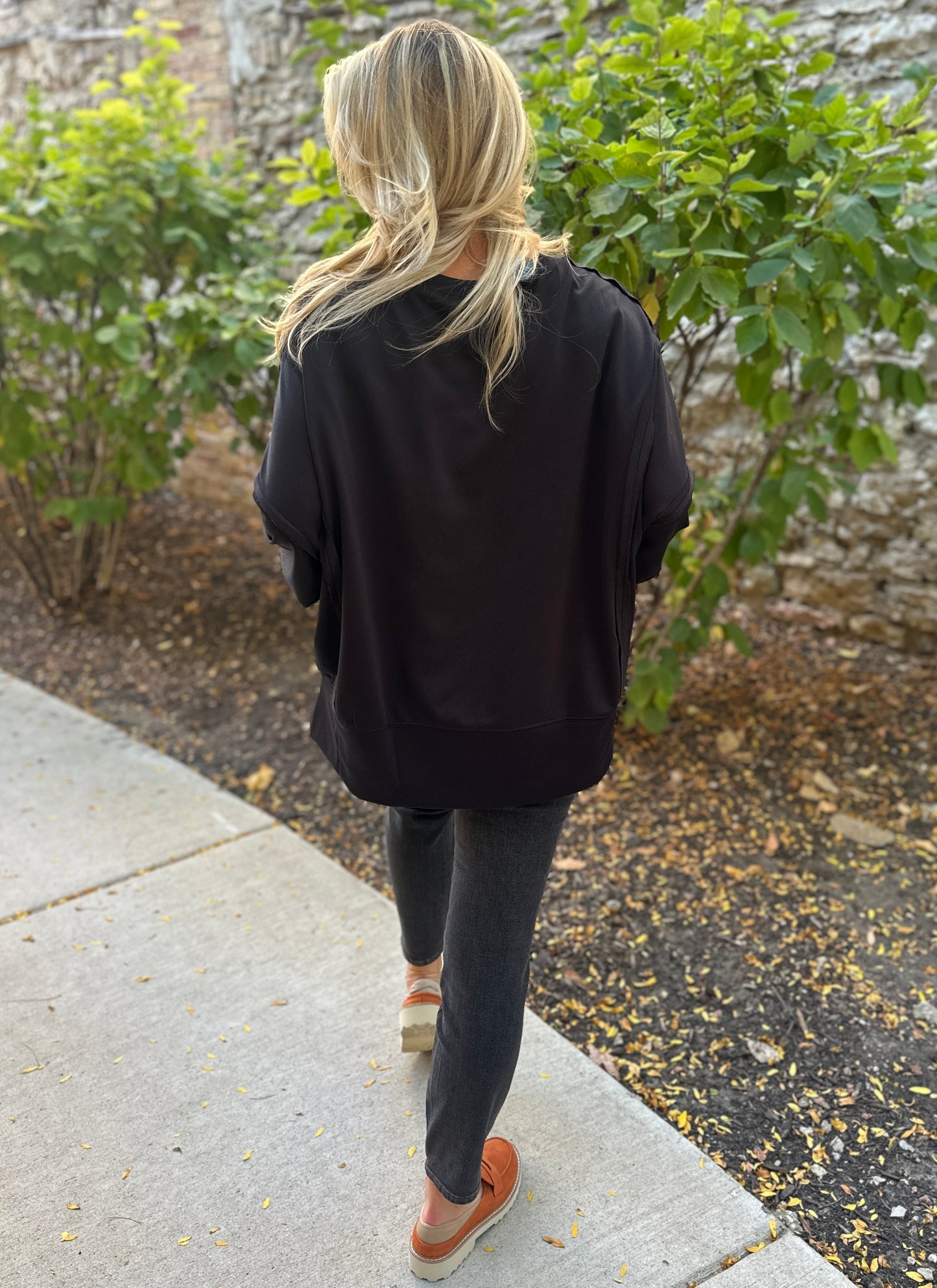 Pumpkin Patch Plaid Terry Sweatshirt