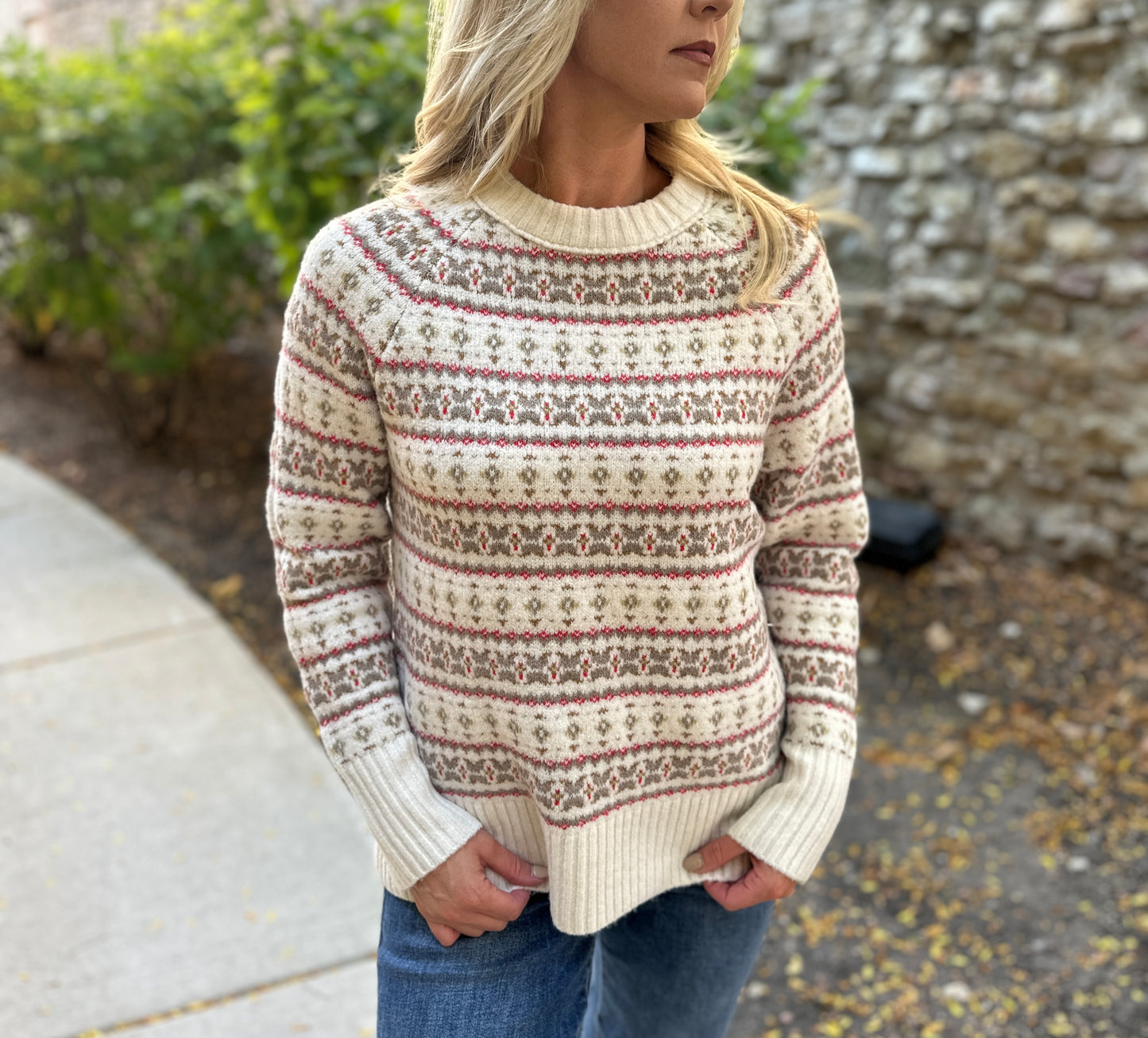 Cozy Meets Classic Fair Isle Sweater