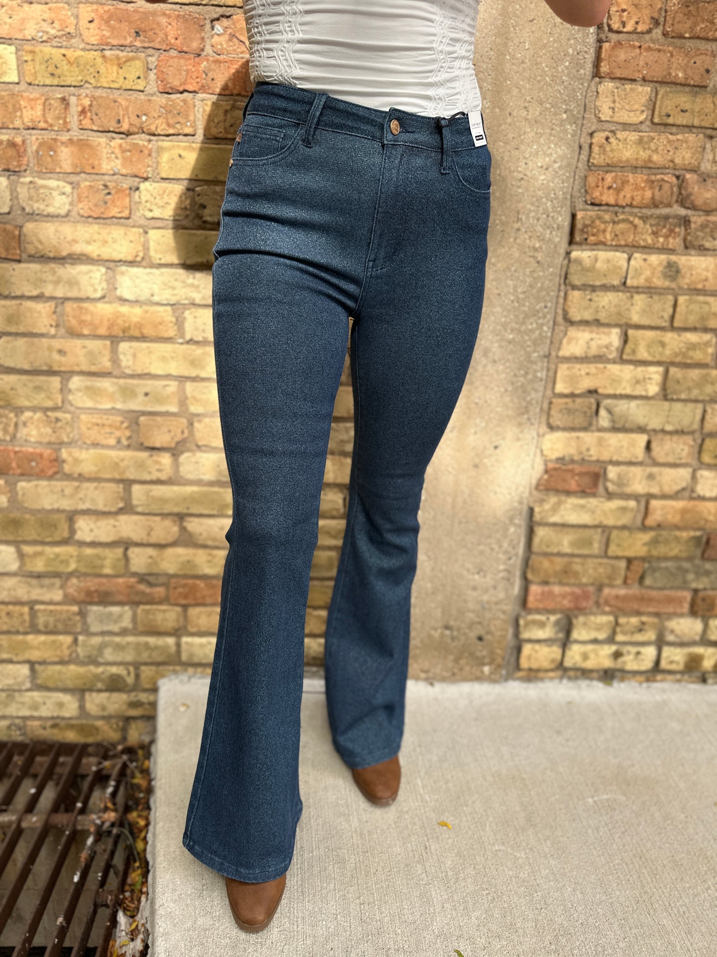 Judy Blue Starstruck Sparkle Flare Jeans