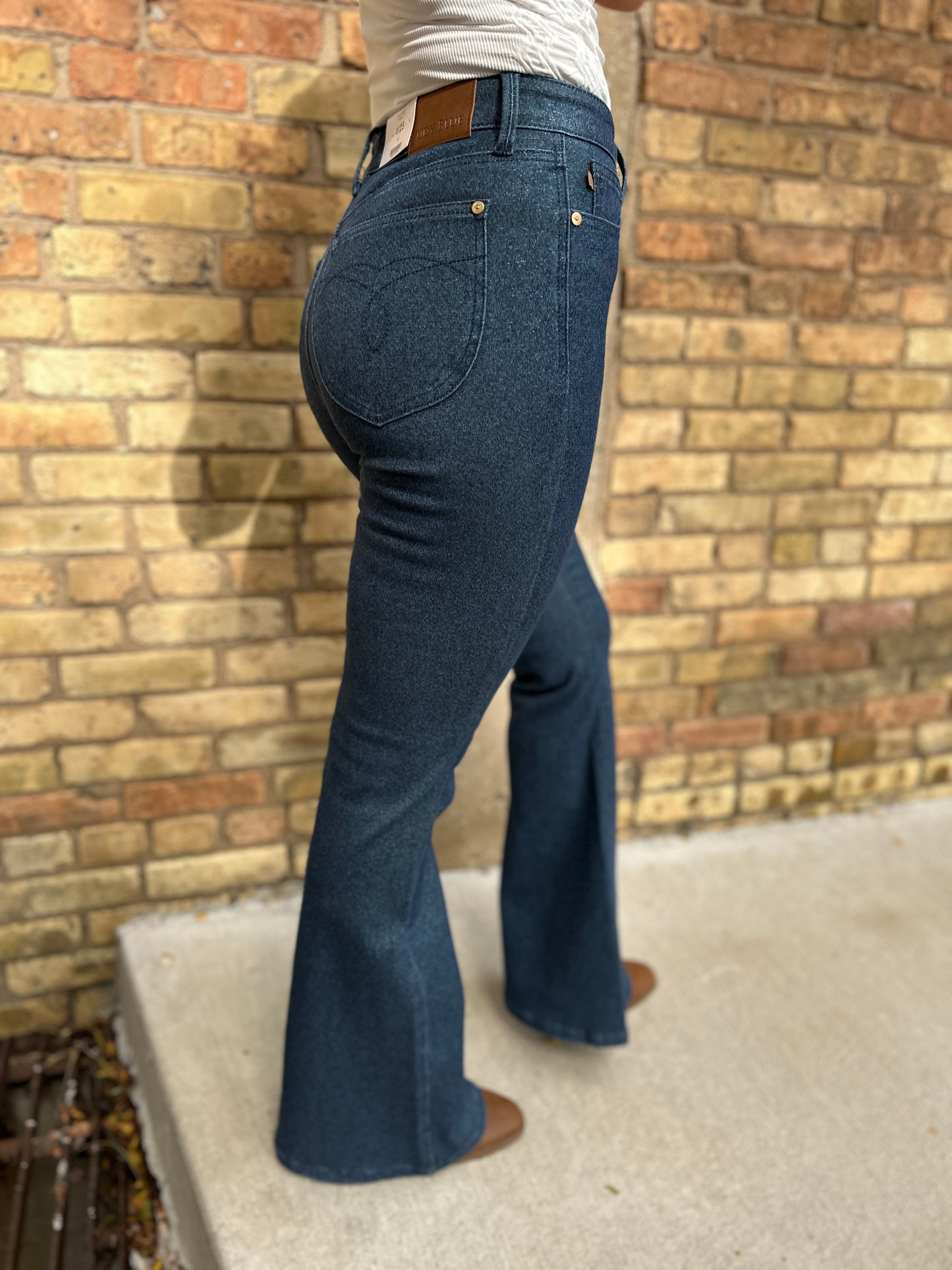 Judy Blue Starstruck Sparkle Flare Jeans