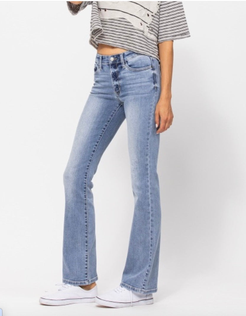 Judy Blue Mid Rise Bootcut Jeans