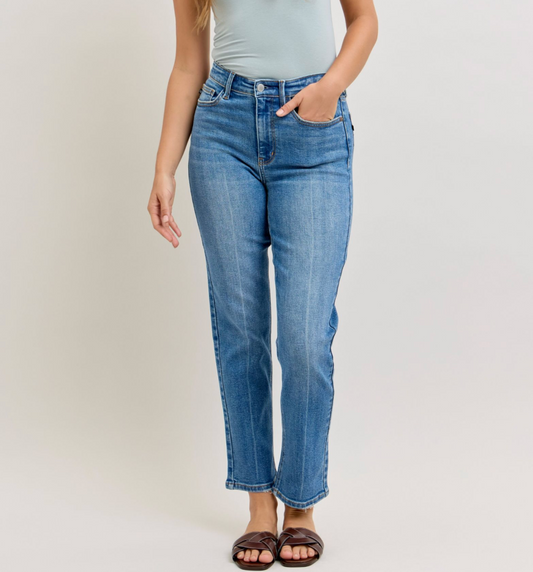 Everyday Magic High-Waist Ankle Straight Jeans