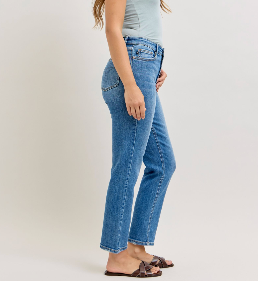 Everyday Magic High-Waist Ankle Straight Jeans