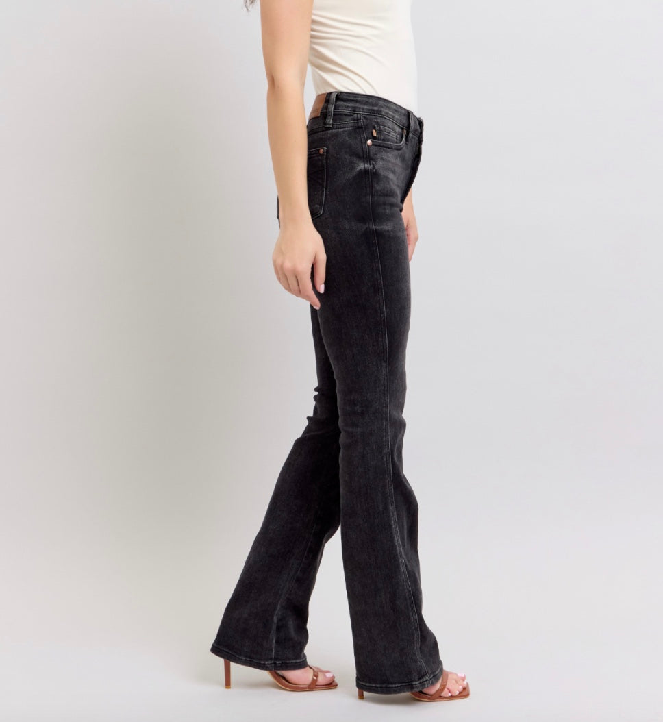 Judy Blue High Waist Tummy Control Bootcut Jeans (S-R-L Inseam)