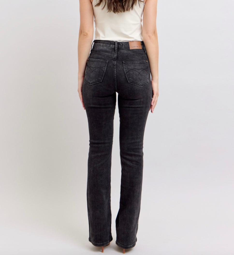 Judy Blue High Waist Tummy Control Bootcut Jeans (S-R-L Inseam)