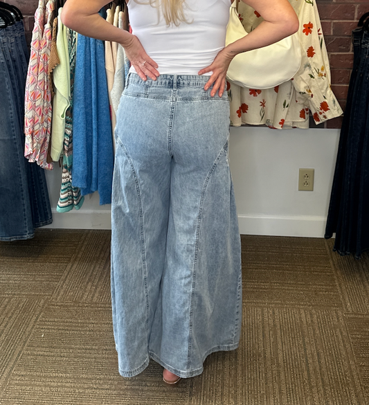 The Easy Street Wide-Leg Jeans
