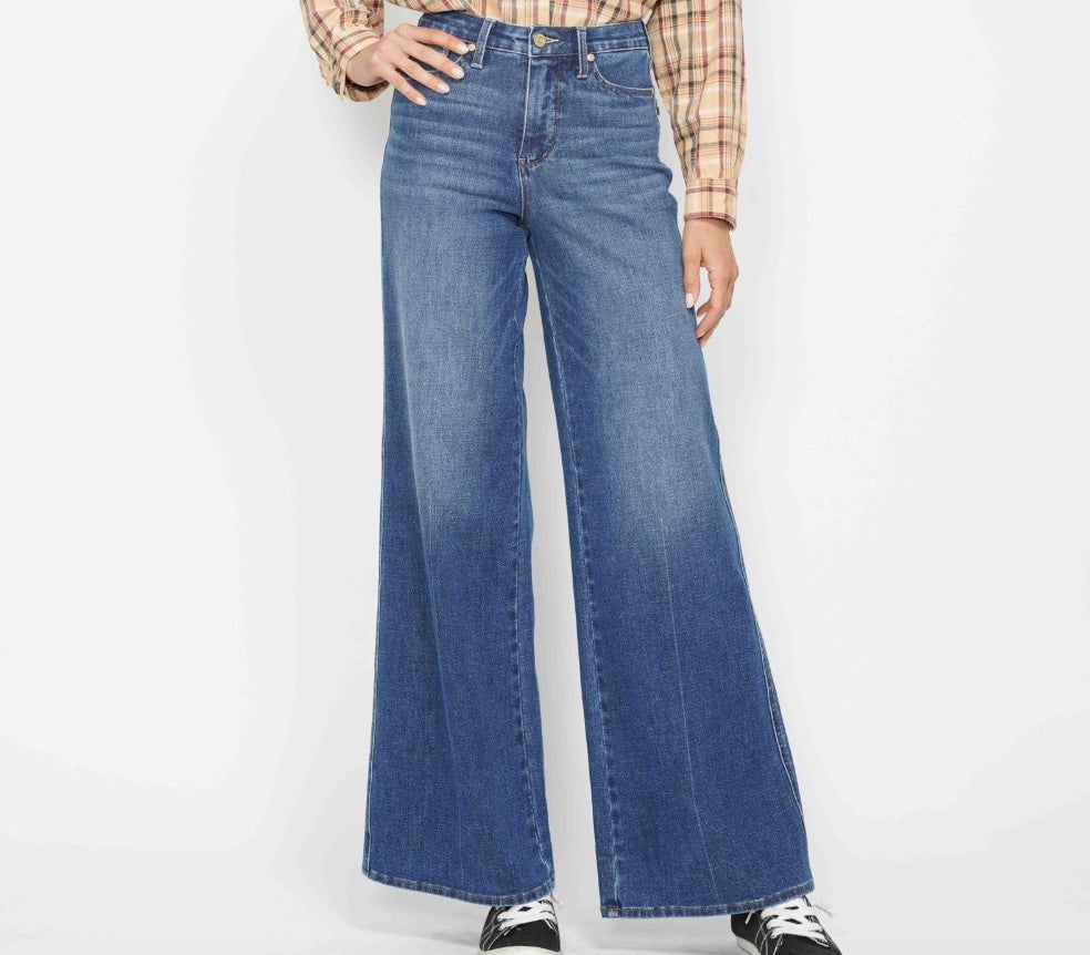 Online Hudson Nora High-rise Wide-leg Jeans