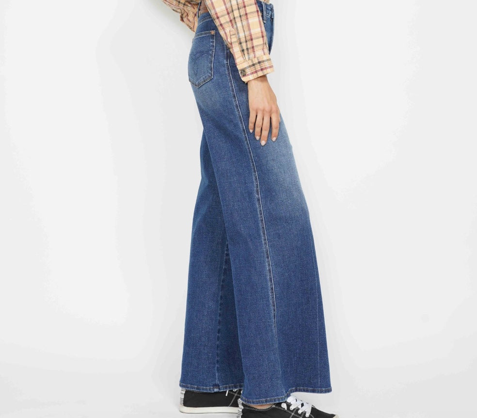 Judy Blue Quinn High Waist Tummy Control Retro Wide Leg Jeans