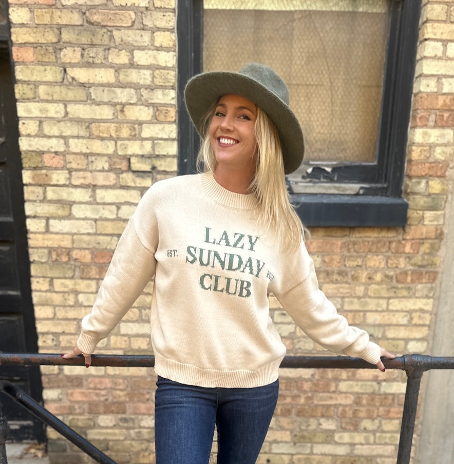 Lazy Sunday Club Sweater