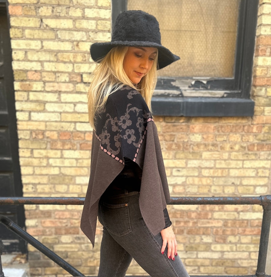 Bloom & Cozy Poncho