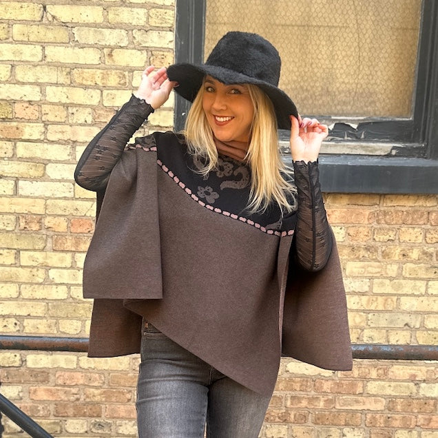 Bloom & Cozy Poncho