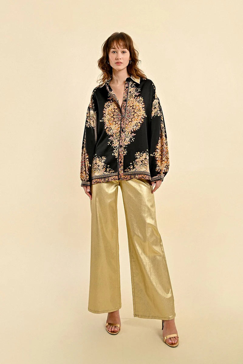 Indie Flair Puffed Sleeve Blouse Pizzazz Beloit