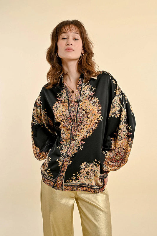 Indie Flair Puffed Sleeve Blouse Pizzazz Beloit