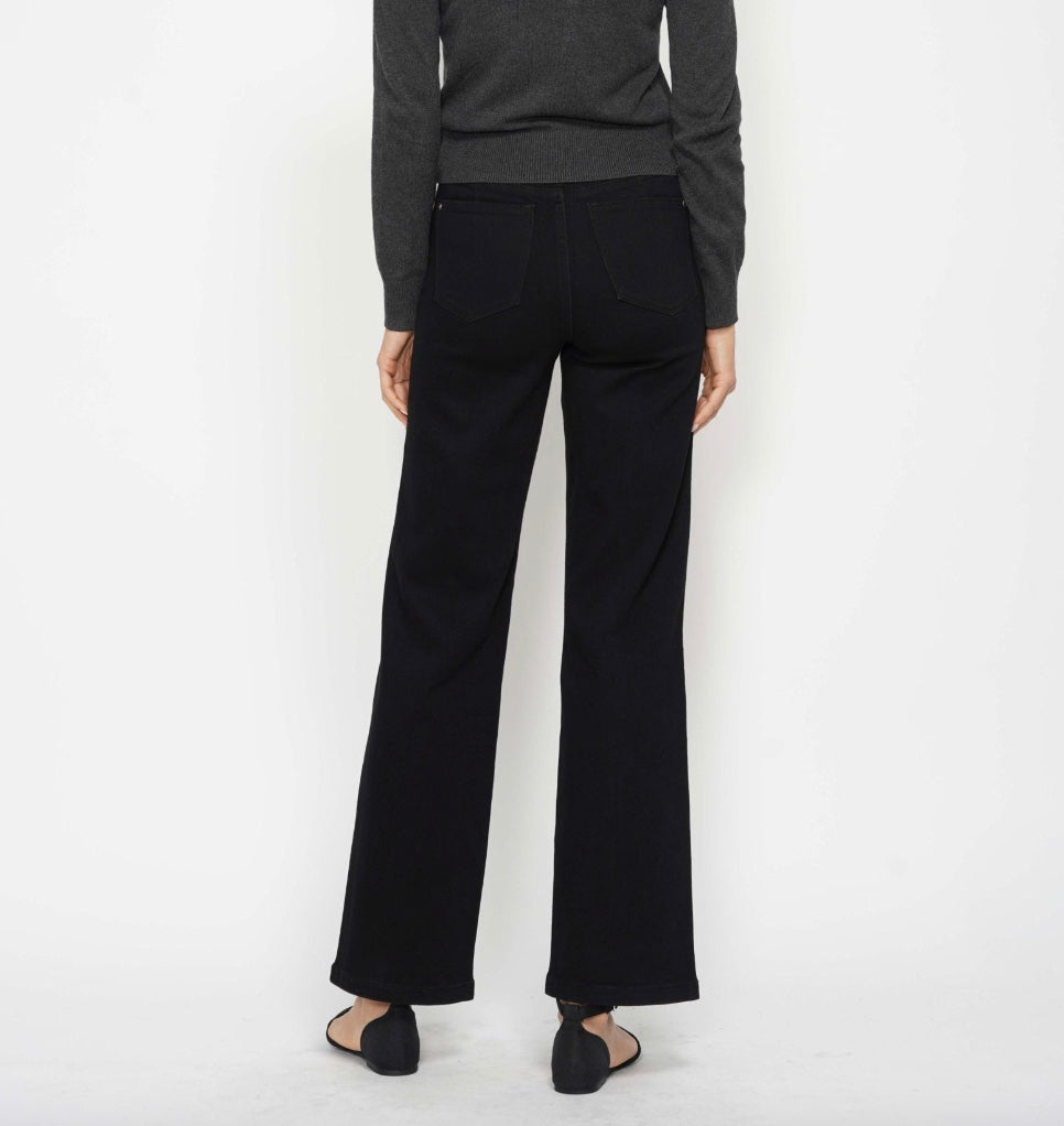 Judy Blue High Waist Tummy Control Jet Black Straight Leg Jeans  Pizzazz Beloit